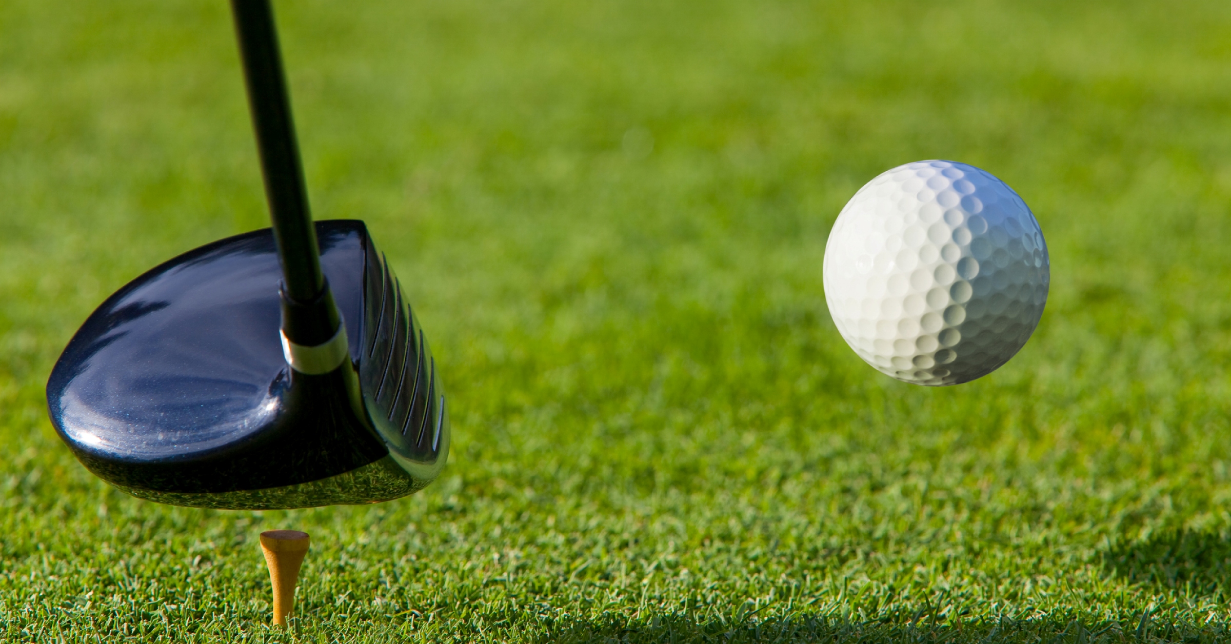 golf ball drive off tee